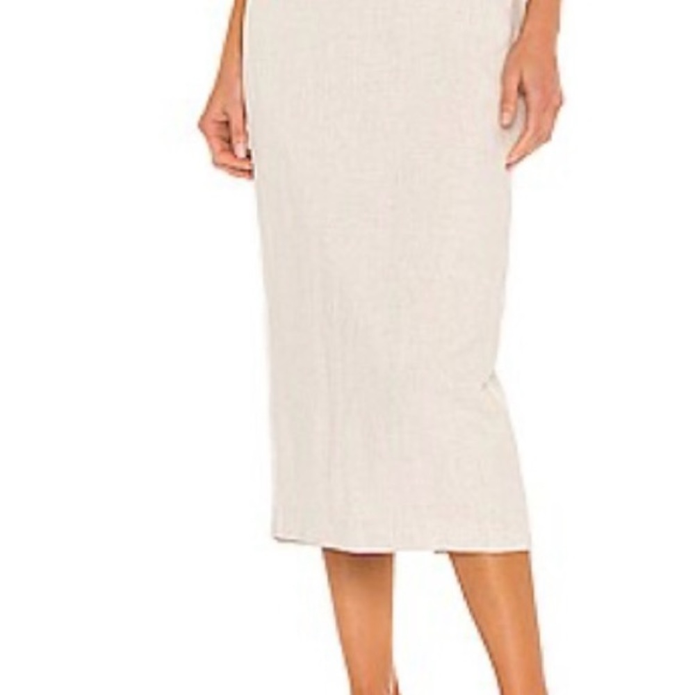 BARDOT/REVOLVE SET-Linen Blend-Sold Out Top and Skirt Set!